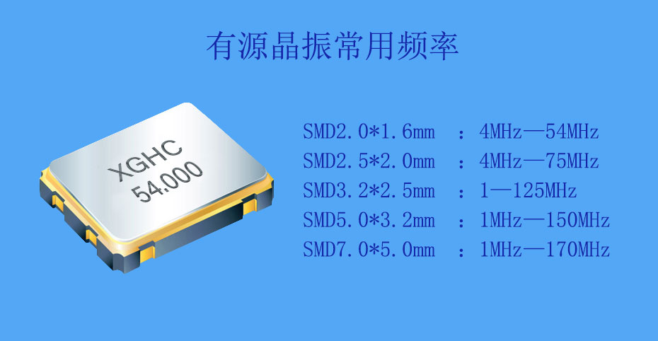 無源晶振常用頻率 無源晶振常用頻率